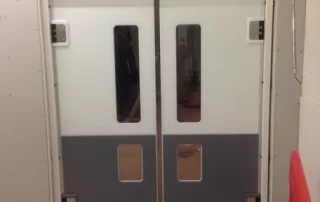 Crash Door Installation at Waitrose, Lincoln 7