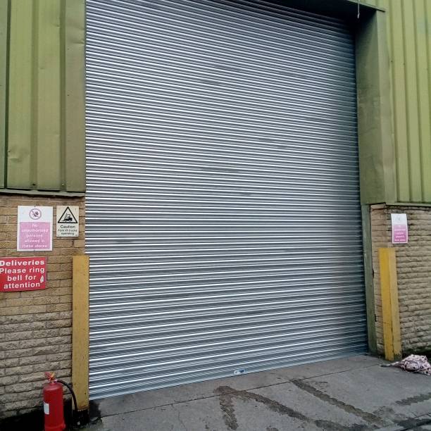 roller shutter door installed in nelson